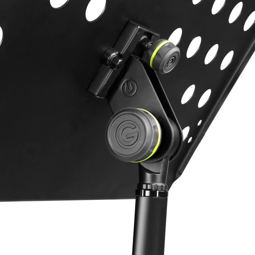 Gravity NS 411 muziekstandaard met geperforeerd blad