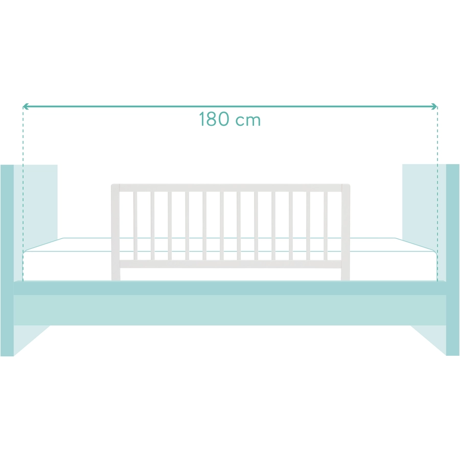 fillikid Bettgitter Lea 100 x 45 cm weiß
