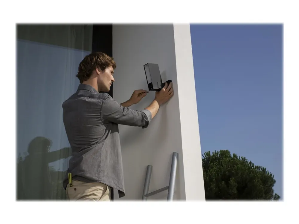 Netatmo Smart Outdoor Camera with Siren - Netværksovervågningskamera - udendørs - vejrbestandig - farve (Dag/nat) - 4 MP - 1920 x 1080 - 1080p - audio - trådløs - WiFi