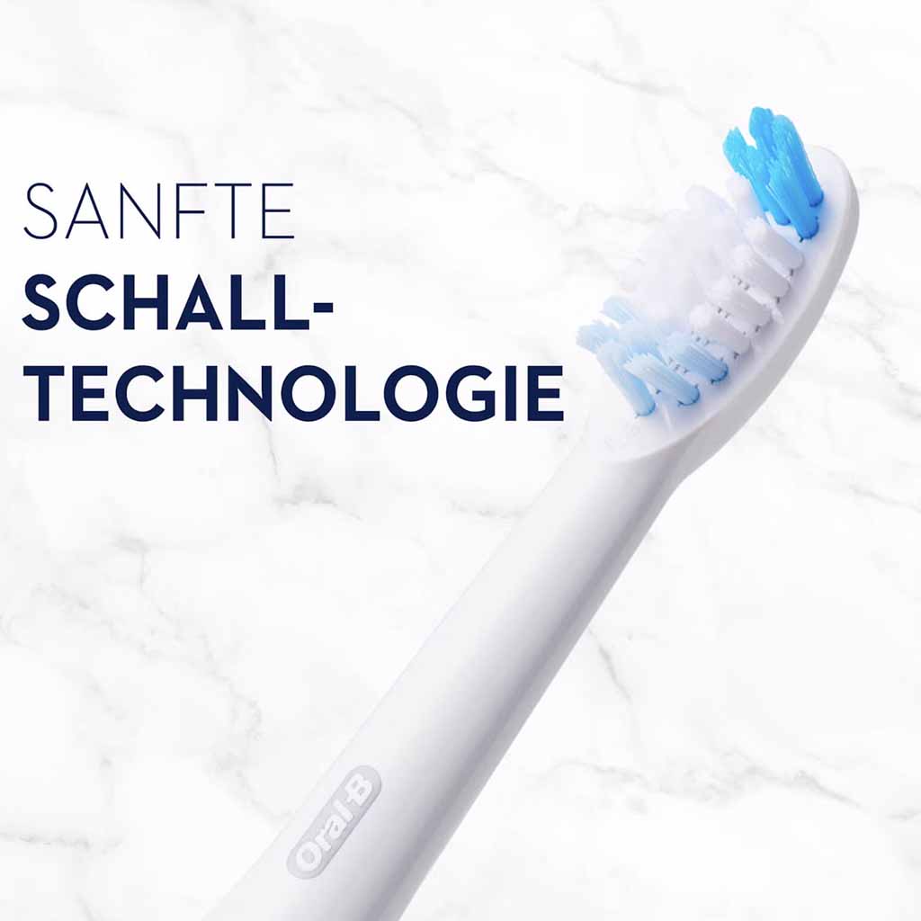 Oral-B Pulsonic Clean Aufsteckbürsten, weiß, 4 Stück Vorteilspack
