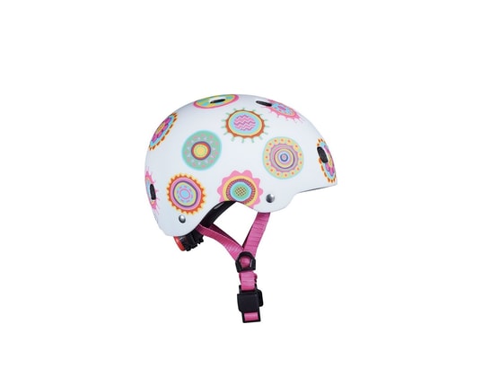 MICRO - Vélo enfant Casque vélo et trottinette doodle dots boucle magnétique lum...