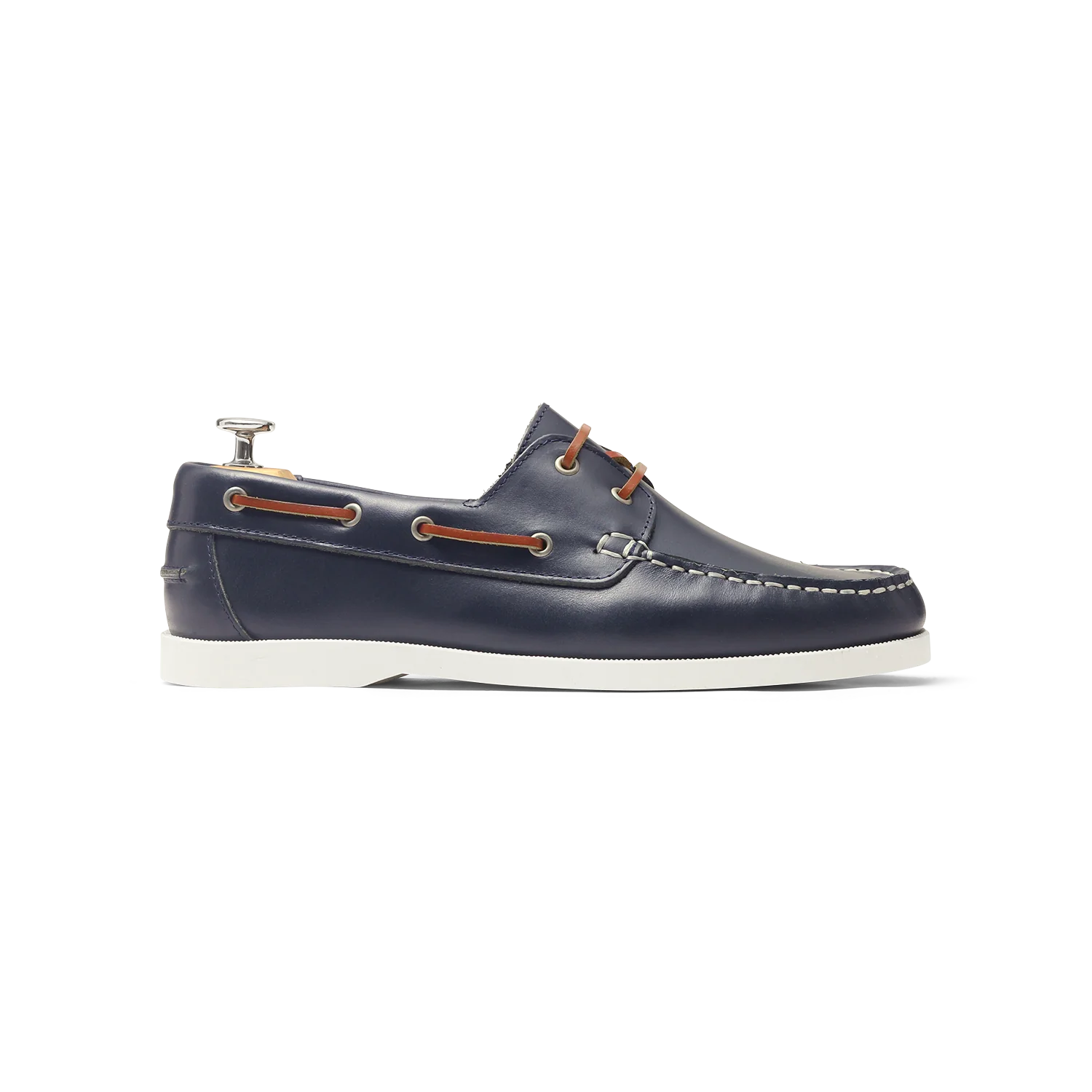 Bato-Chaussure bateau en cuir marine