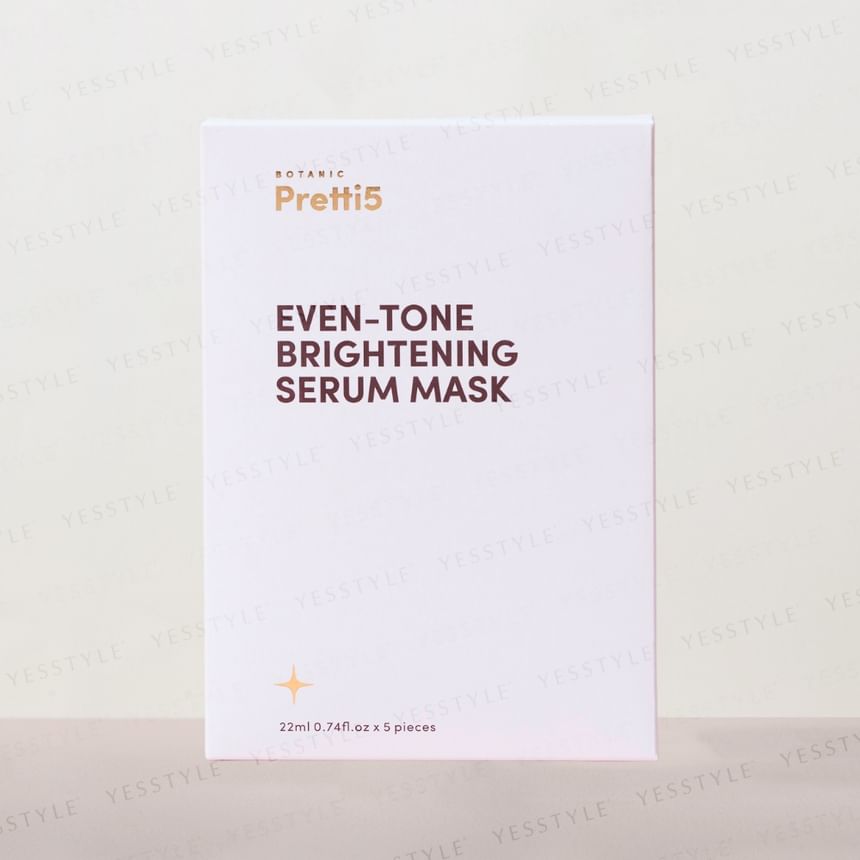 Botanic Pretti5 - Even-Tone Brightening Serum Mask