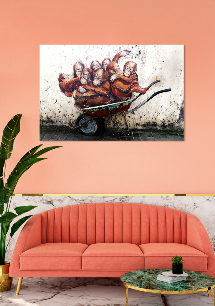 Akustikbild STREET ART 80x120cm, 7kg