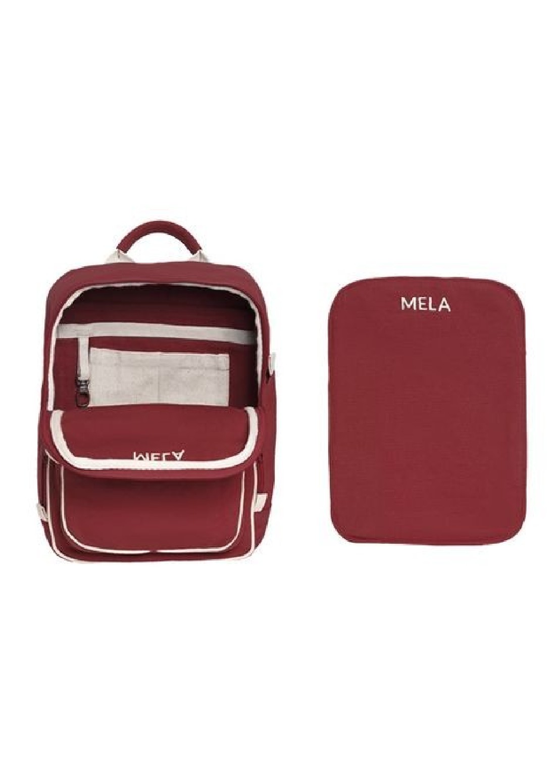 Mela Mini-Rucksack ll Mini Burgunderrot