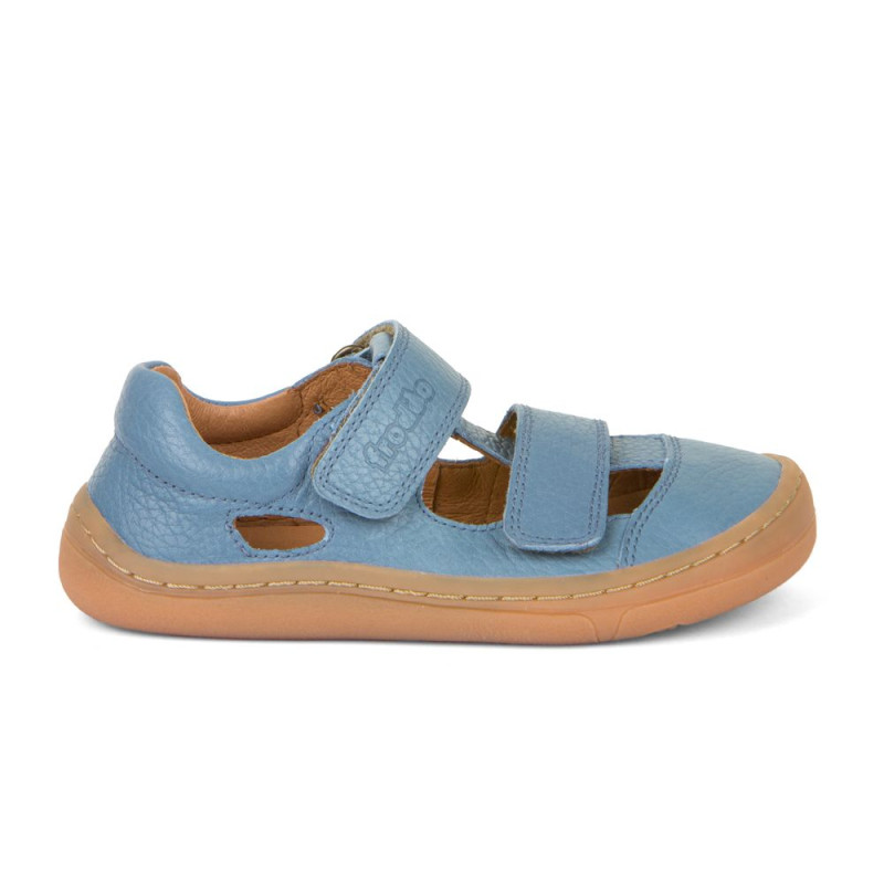 Froddo Froddo Barefoot Sandales Deux Scratchs Bleu Jeans