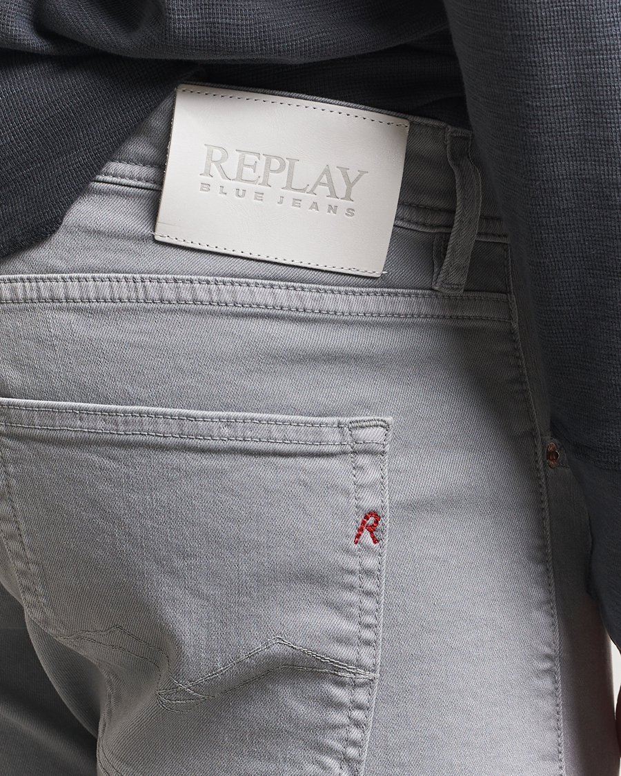 Replay Grover Bullstretch 5-Pocket Pants Light Grey