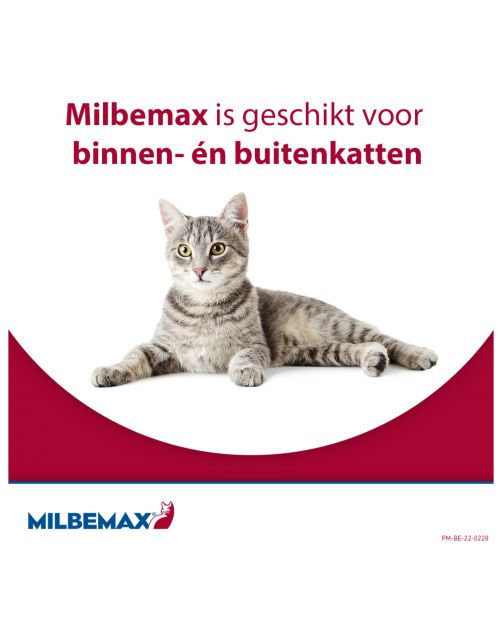 Milbemax Milbemax Kitten & Kat - Anti wormenmiddel - 2 tab 0.5 Tot 2 Kg