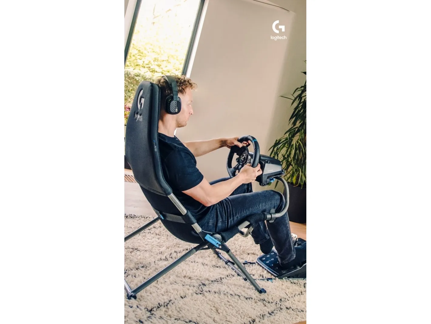 Playseat Challenge X - Logitech G Edition, Spillekonsolstol, 163 kg, Væddeløb, PC, PlayStation 4, PlayStation 5, Playstation 2, Playstation 3, Xbox, Xbox 360, Xbox One, Xbox..., 20 kg, 120 cm