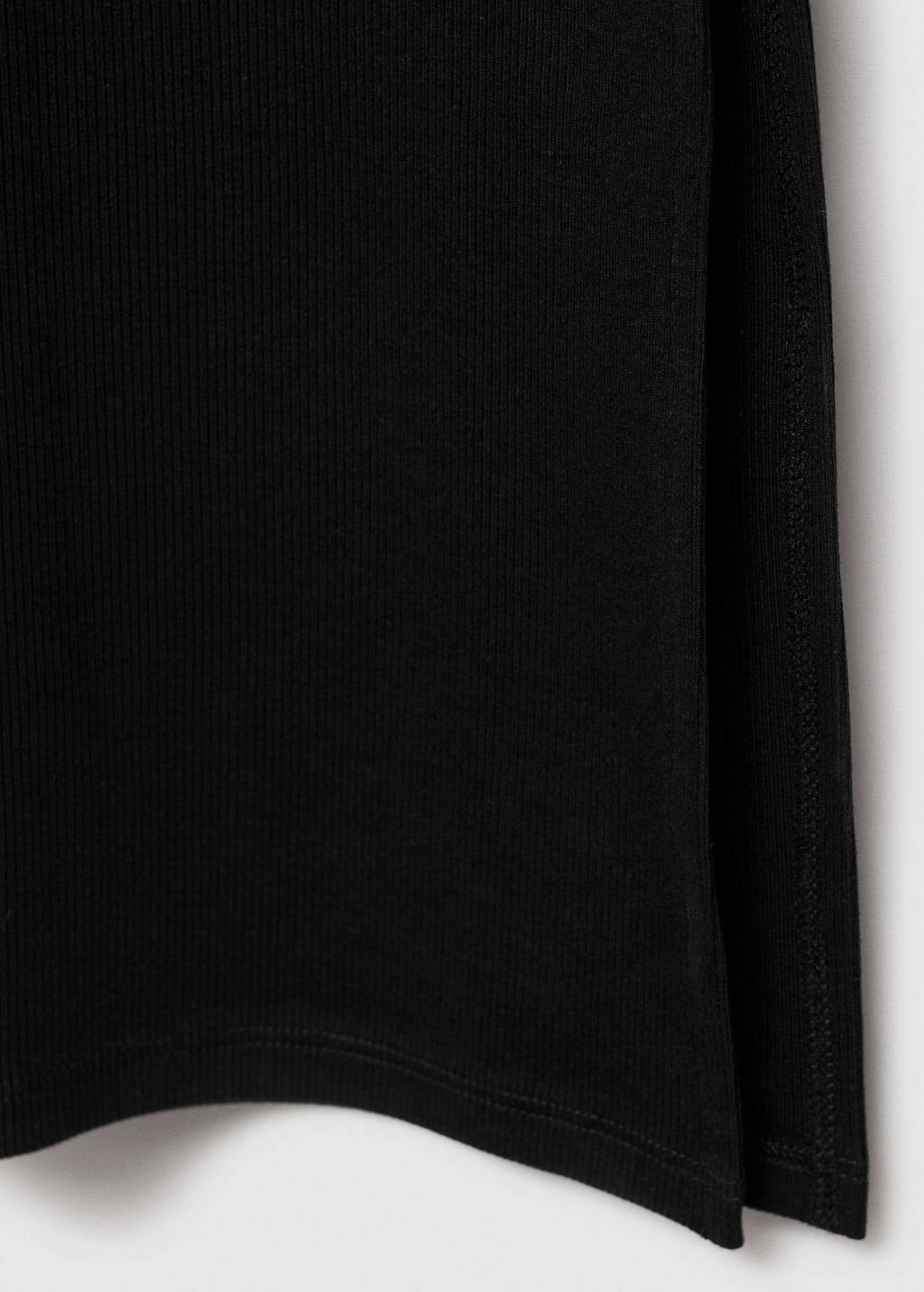MANGO TEEN bodycon jurk zwart