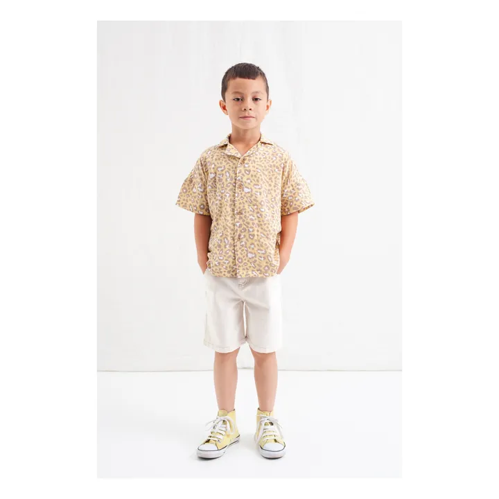 Tocoto Vintage Chemise Oversize Léopard | Jaune