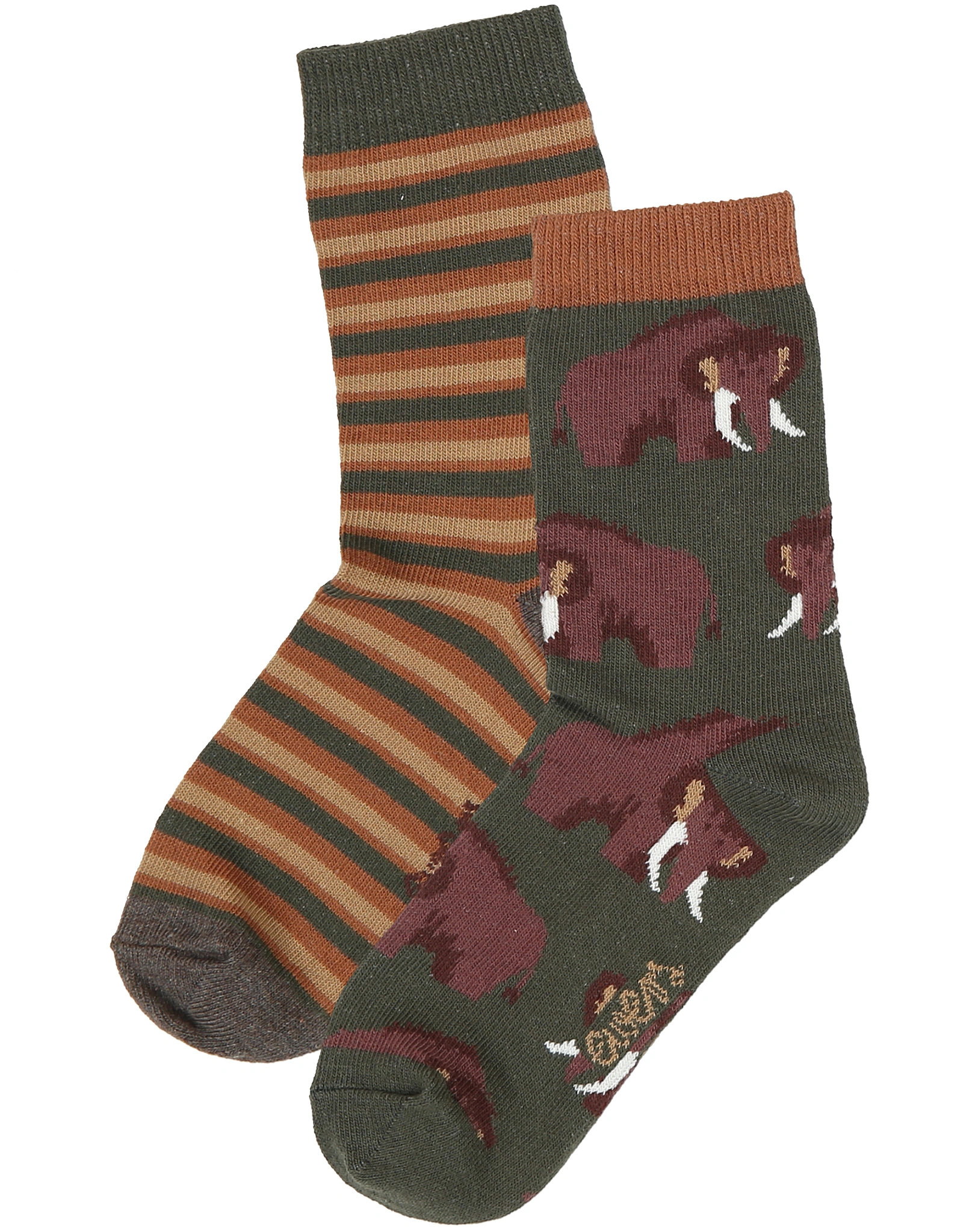 Socken MAMMUT 2-er Pack in olive/mocca