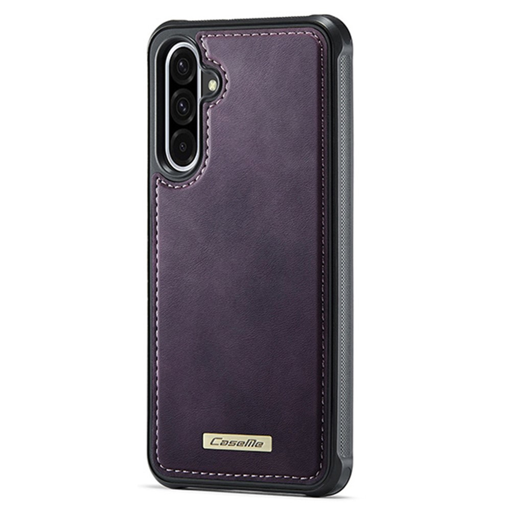 Samsung Galaxy A56 2in1 Leder Tasche   Magnet Hardcase Karten Etui MagSafe-Modul (RFID Schutz) - Lila