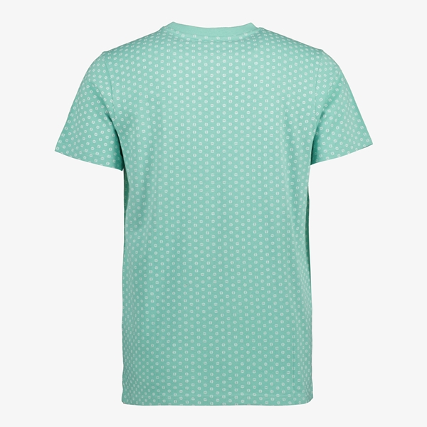 Unsigned heren T-shirt groen met print
