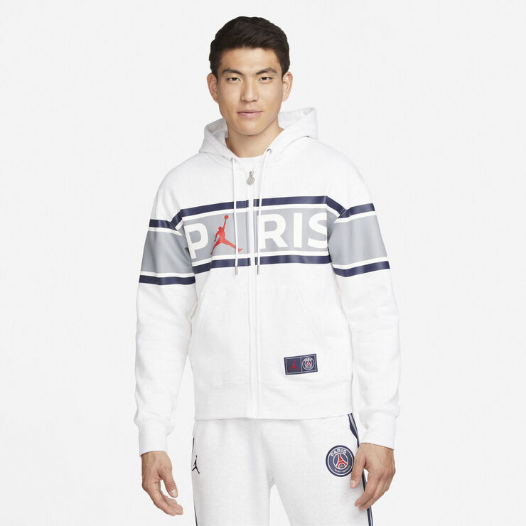 Nike Paris Saint Germain Fleece Haettetroje Hvid