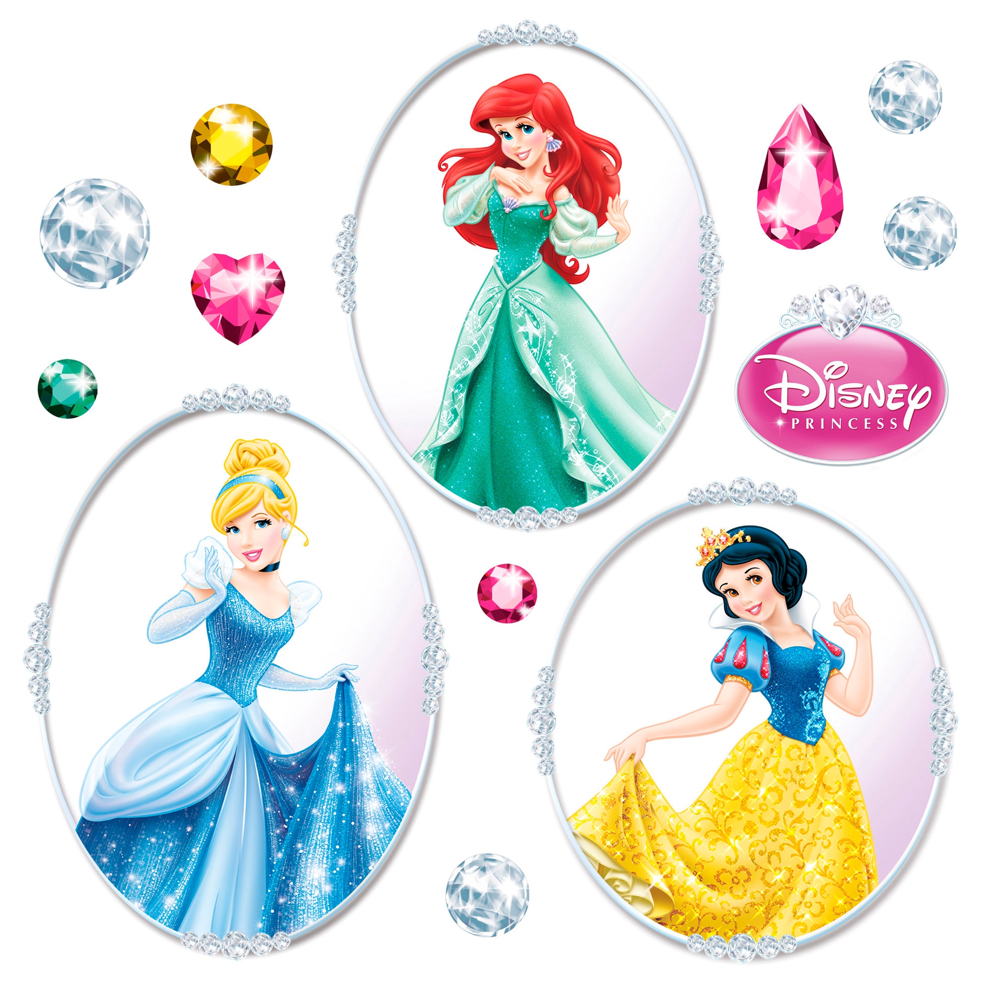 Komar Wandtattoo »Window Disney Princess - Grösse 31 x 31 cm« selbsthaftend, Fensteraufkleber, Kinderzimmer
