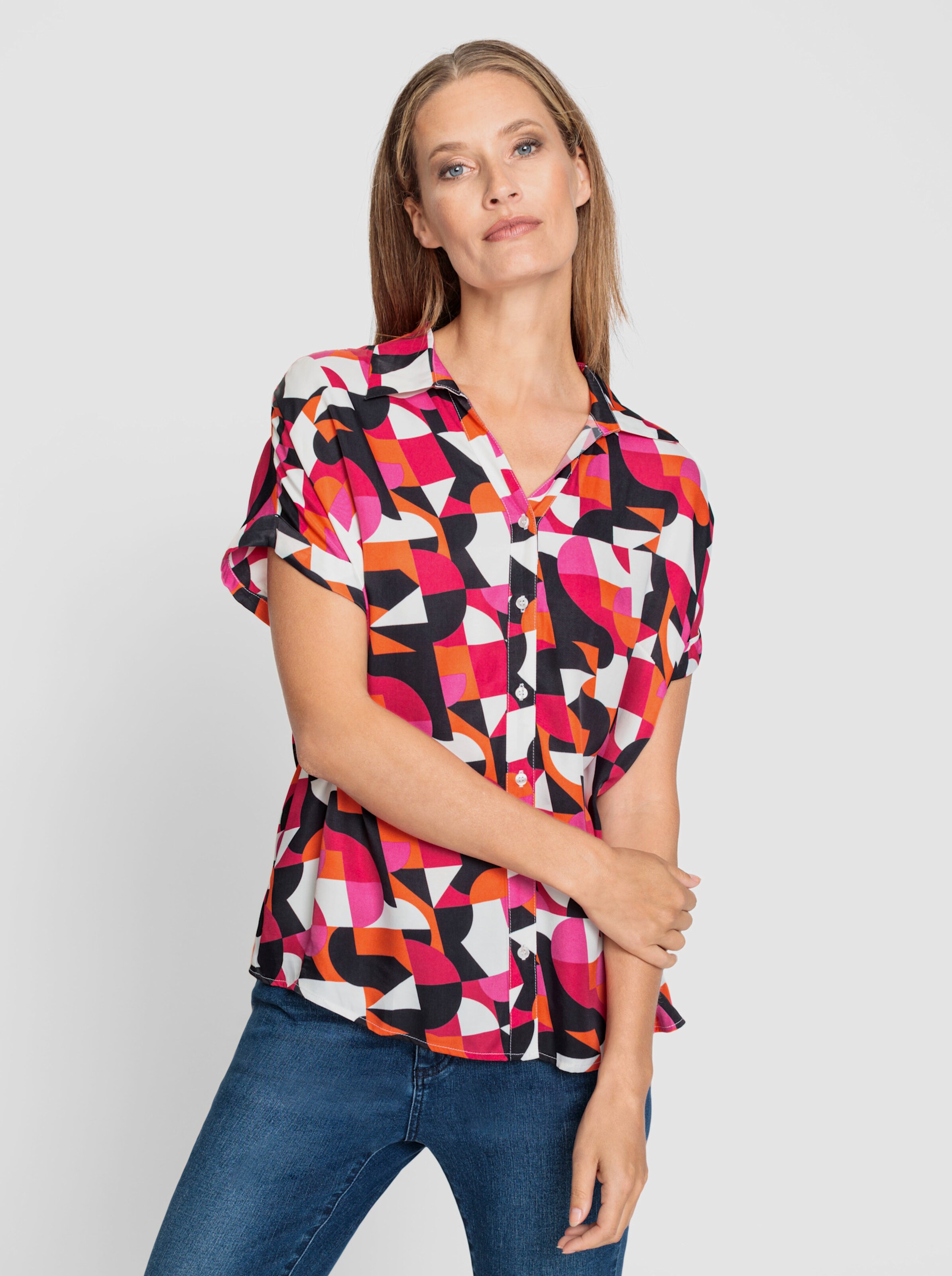 Druckbluse