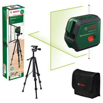 Bosch kruislijnlaser AdvancedLevel 2G - Set