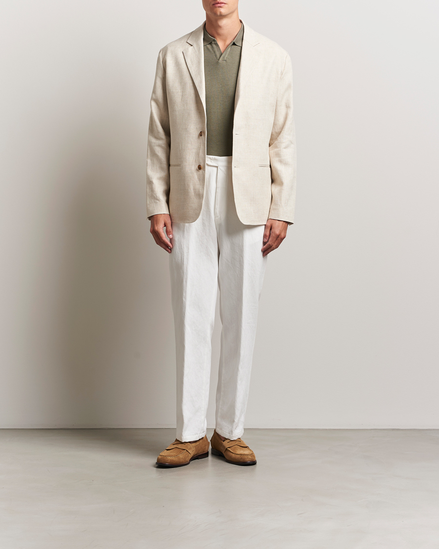 NN07 Timo Linen Blazer Oat