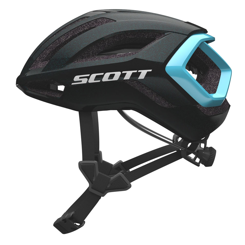 Scott Centric Plus Cykelhjelm Black/Light Blue