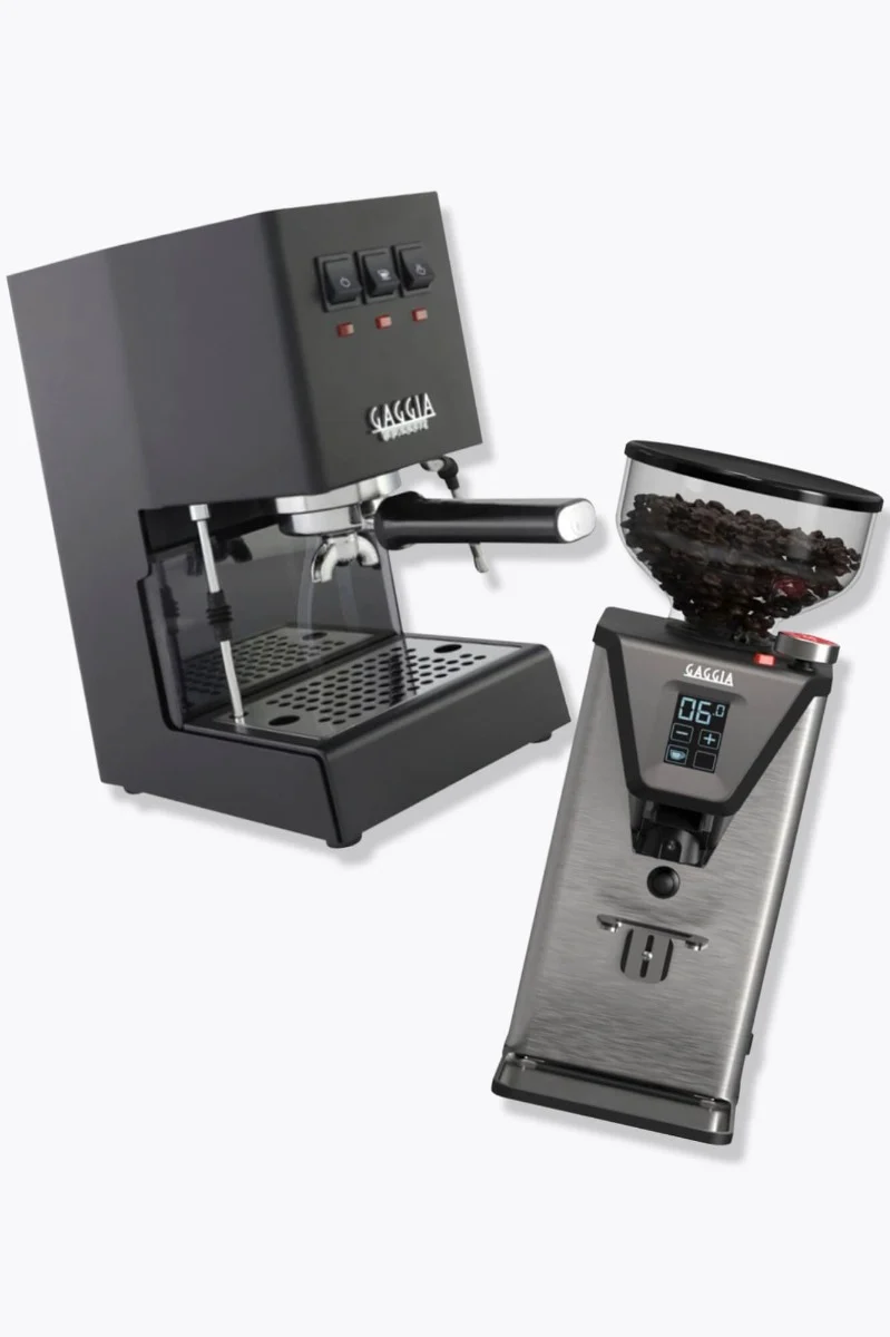 Black WEEK - Classic Evo Pro E24 Schwarz+ Gaggia MDF 55 Mühle