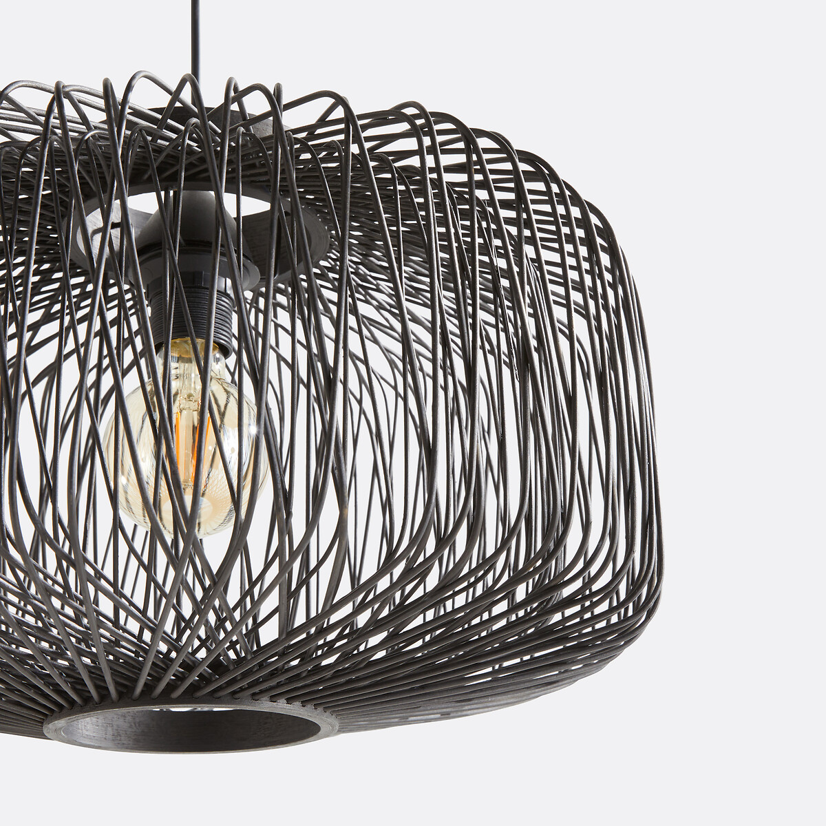 LA REDOUTE INTERIEURS<br>Luminária pendente em bambu Ø44 cm, Yaku