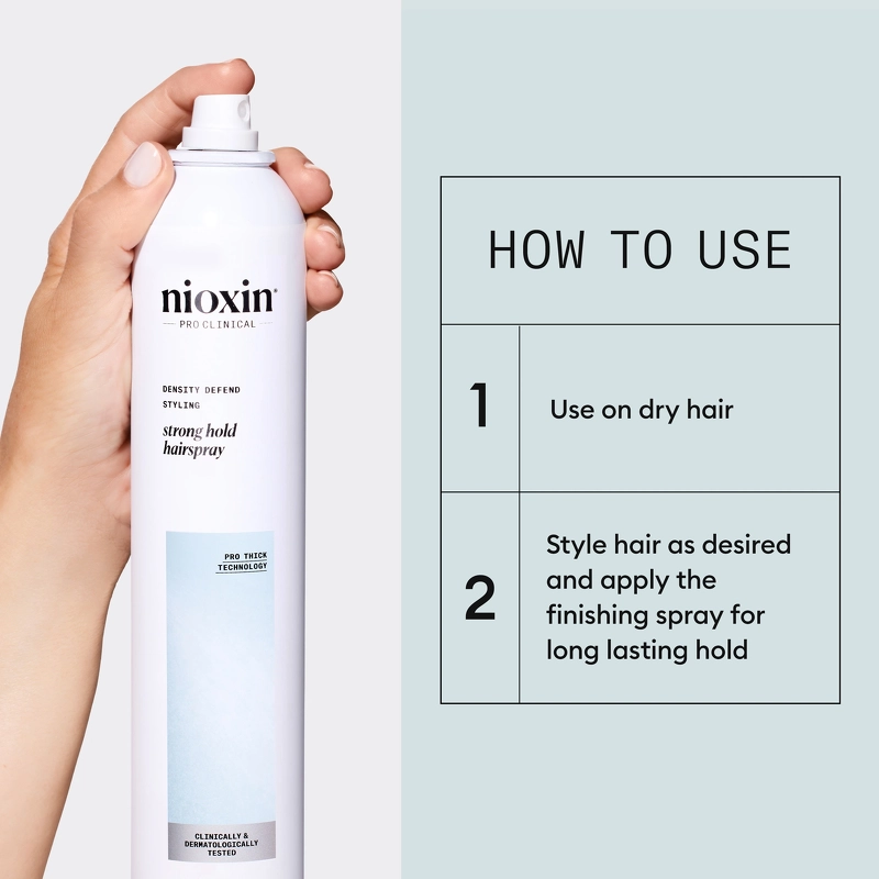 Nioxin Density Defend Styling Strong Hold Hairspray 300 ml