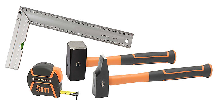 Kit de maçonnerie Magnusson, 4 pièces
