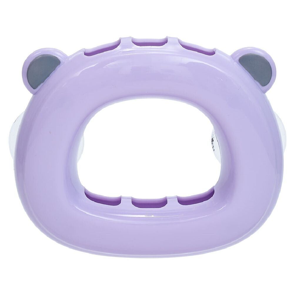 Support 3 brosses à dents enfant violet