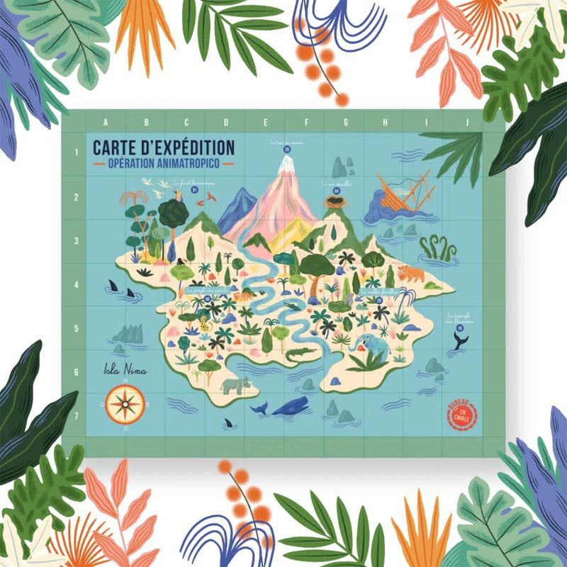 Enquête anniversaire animaux tropicaux Éditions En Cavale