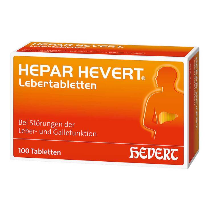 Hepar Hevert Lebertabletten, 100 St