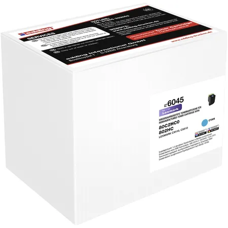 edding 6045 ersetzt Lexmark 80C2HC0 / 802HC cyan