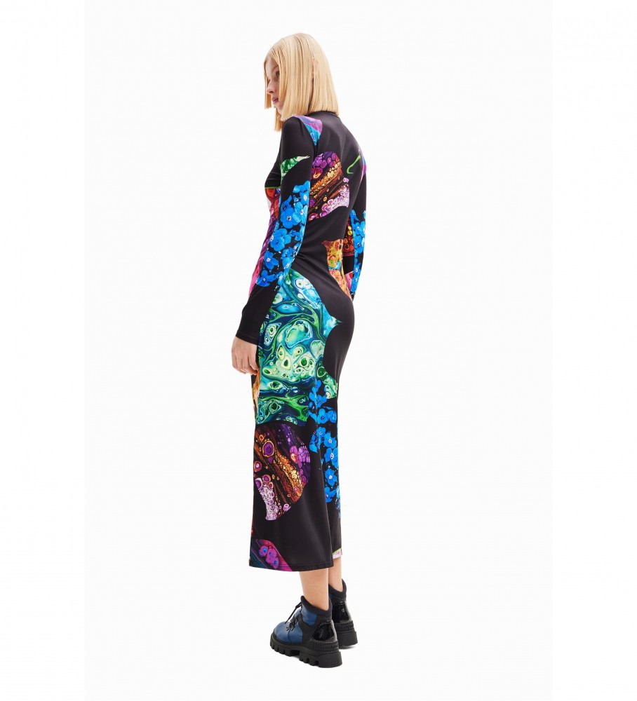 Vestido preto Desigual Arles-Lacroix