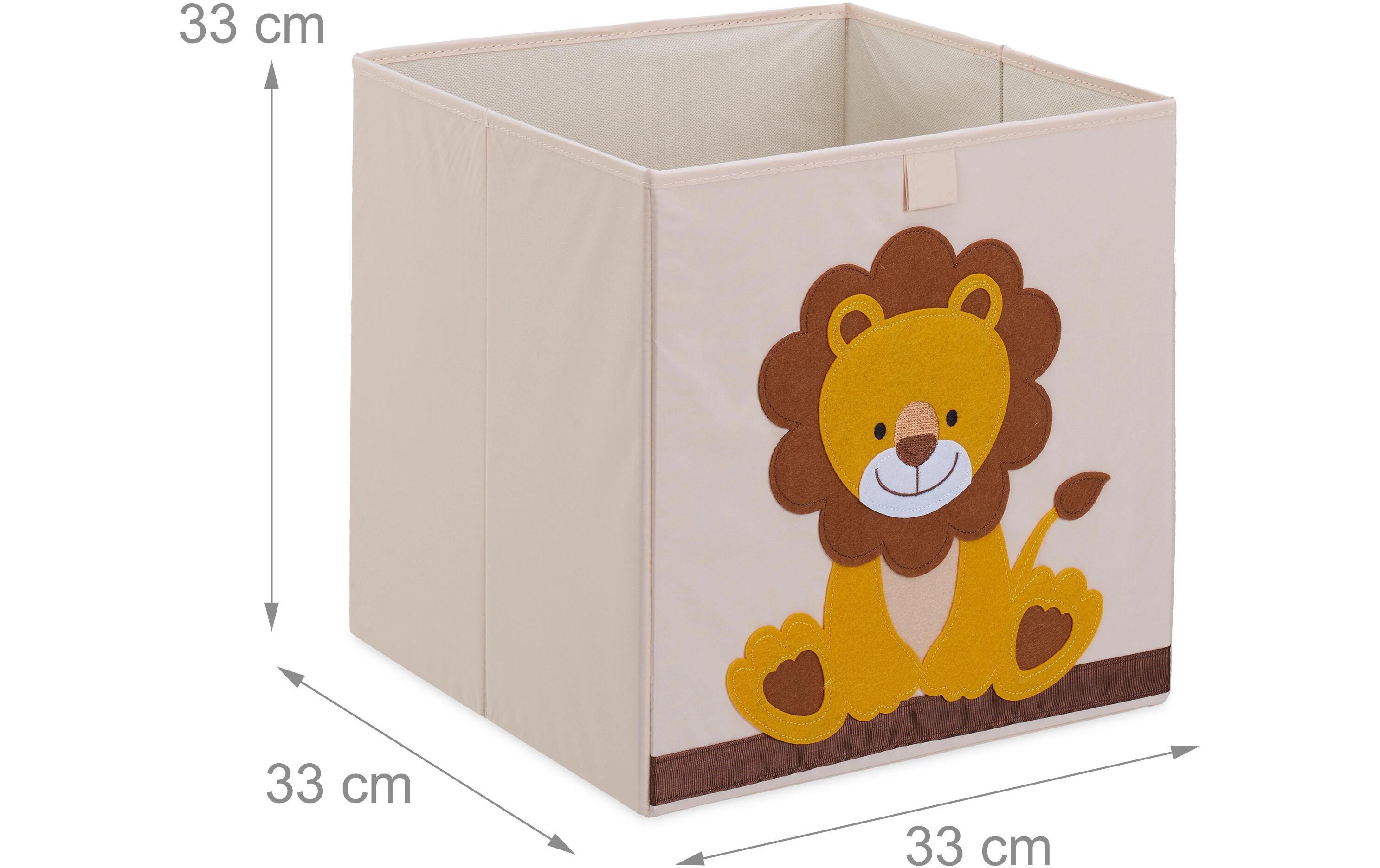 Spielzeugbox LöweFaltbare Aufbewahrungsbox für das Kinderzimmer