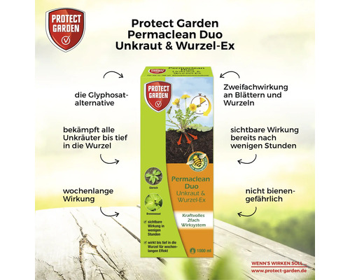 Protect Garden Permaclean Duo Onkruid- en wortelverdelger Concentraat 1 L