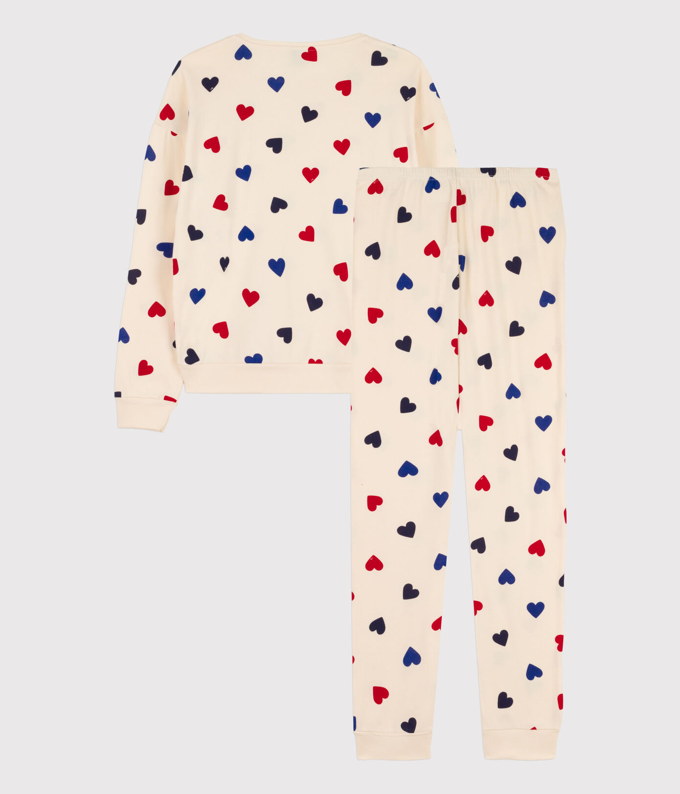 Pyjama cœur femme en coton