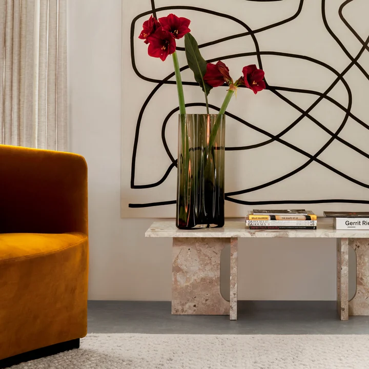 Audo - Androgyne Lounge Table, 120 x 45 cm, sand