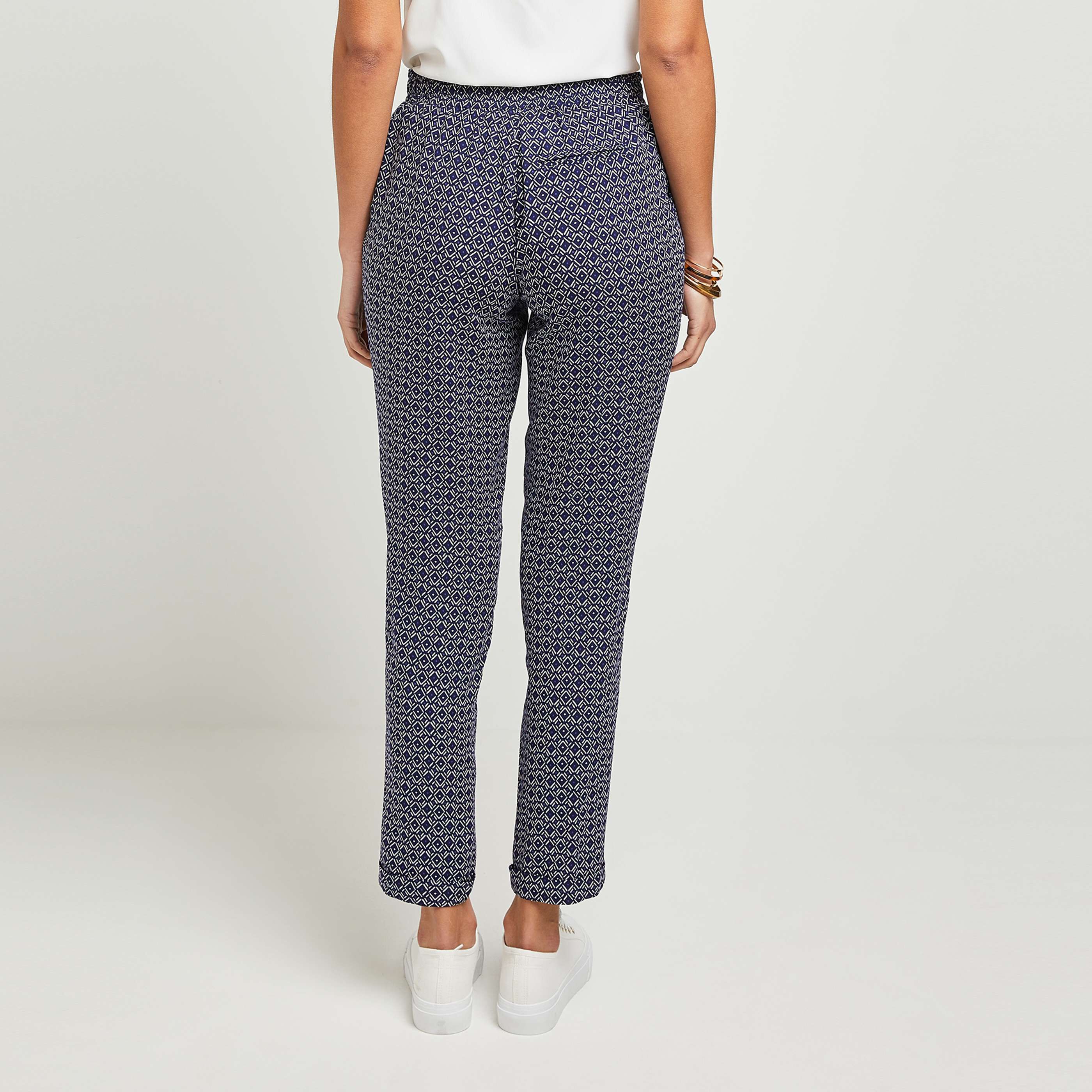 Pantalon fluide femme - MARINE
