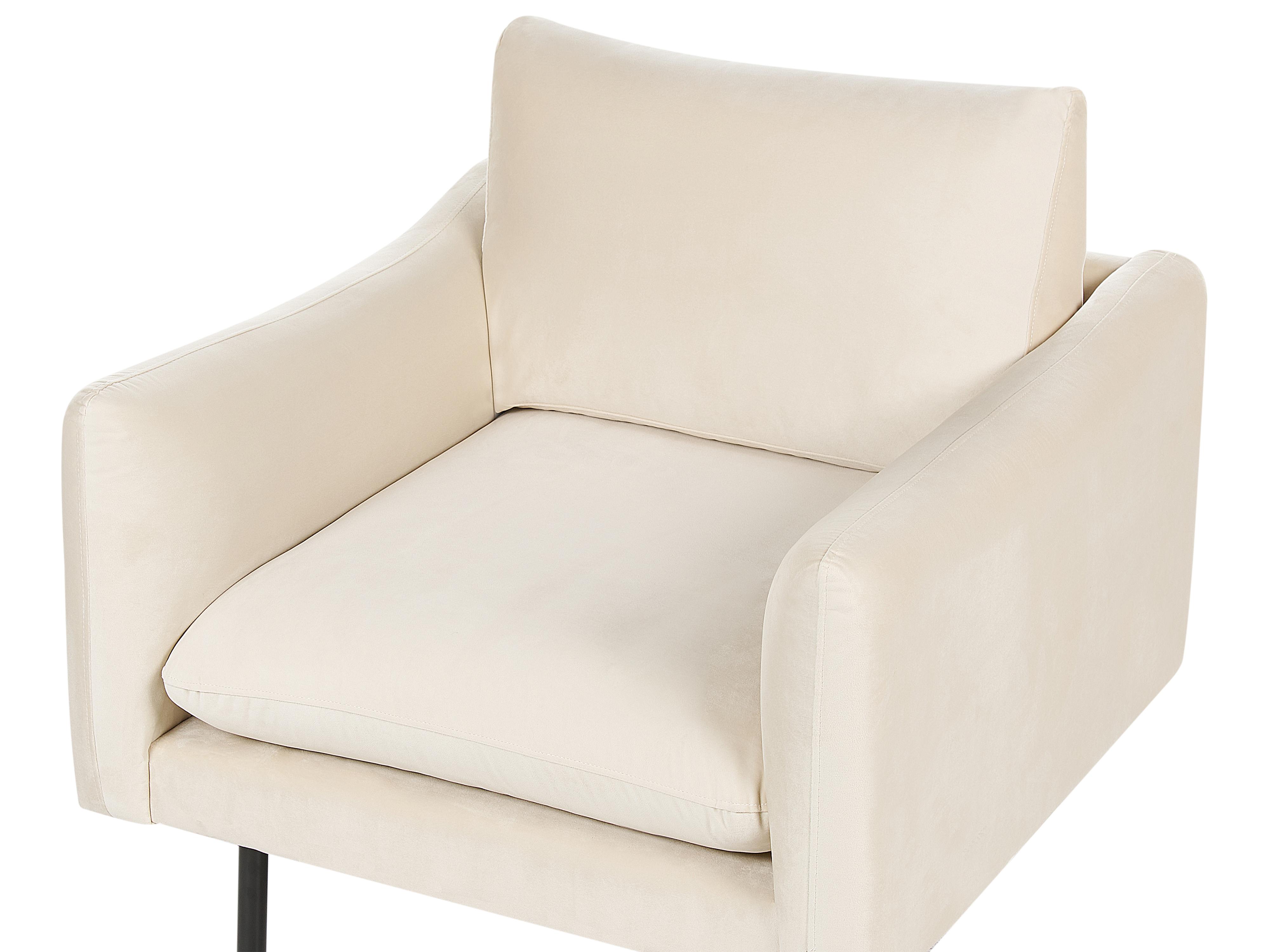 Bankenset 4-zits VINTERBRO Fluweel Lichtbeige