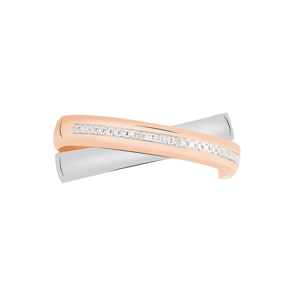 Bague Andrette Or Bicolore Diamant
