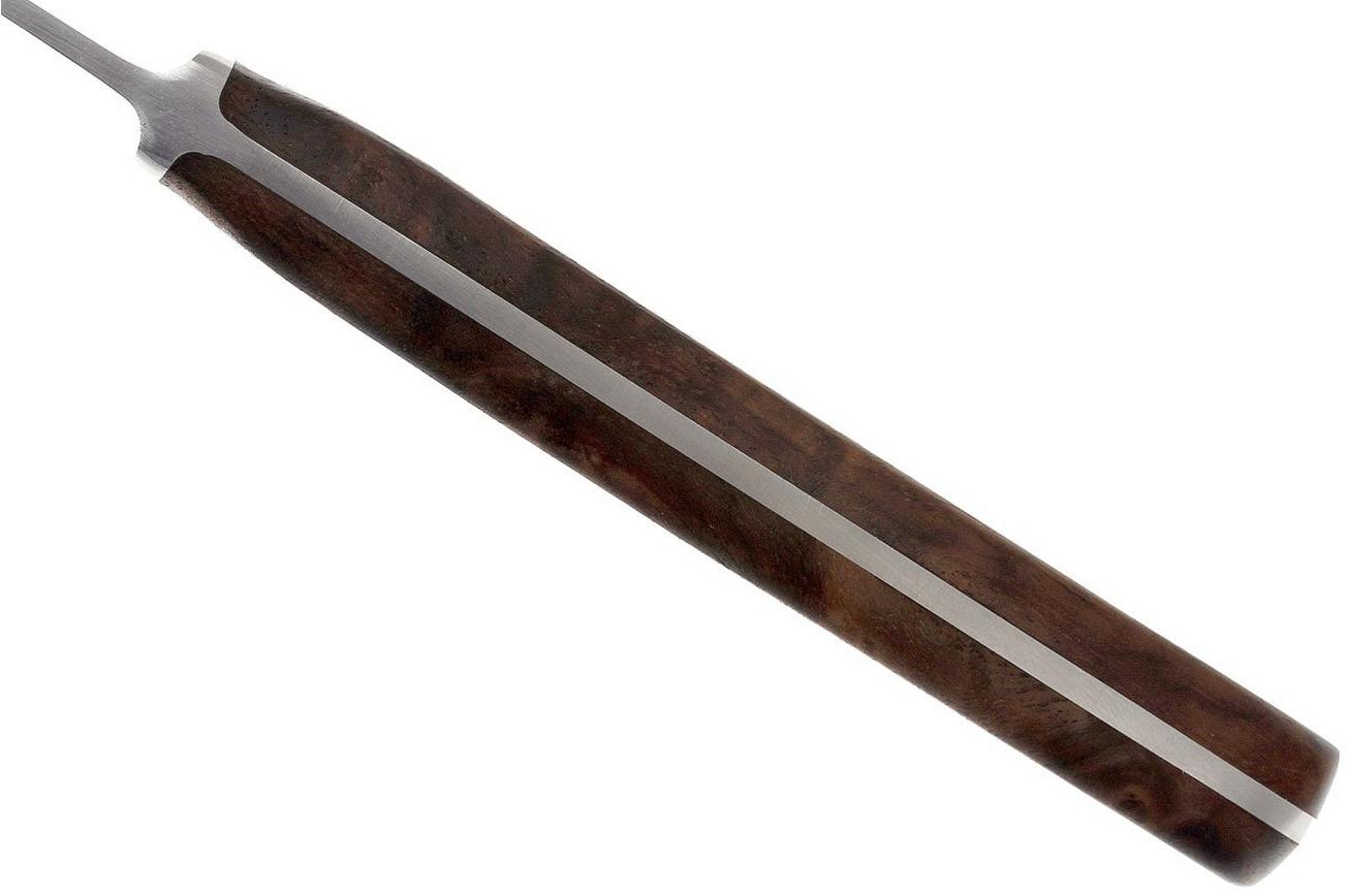 Robert Herder '1922' vleesmes 23 cm, walnotenhout