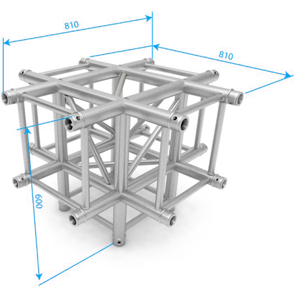 NEXT Truss NH44-XD 5-way X-deel vierkante truss