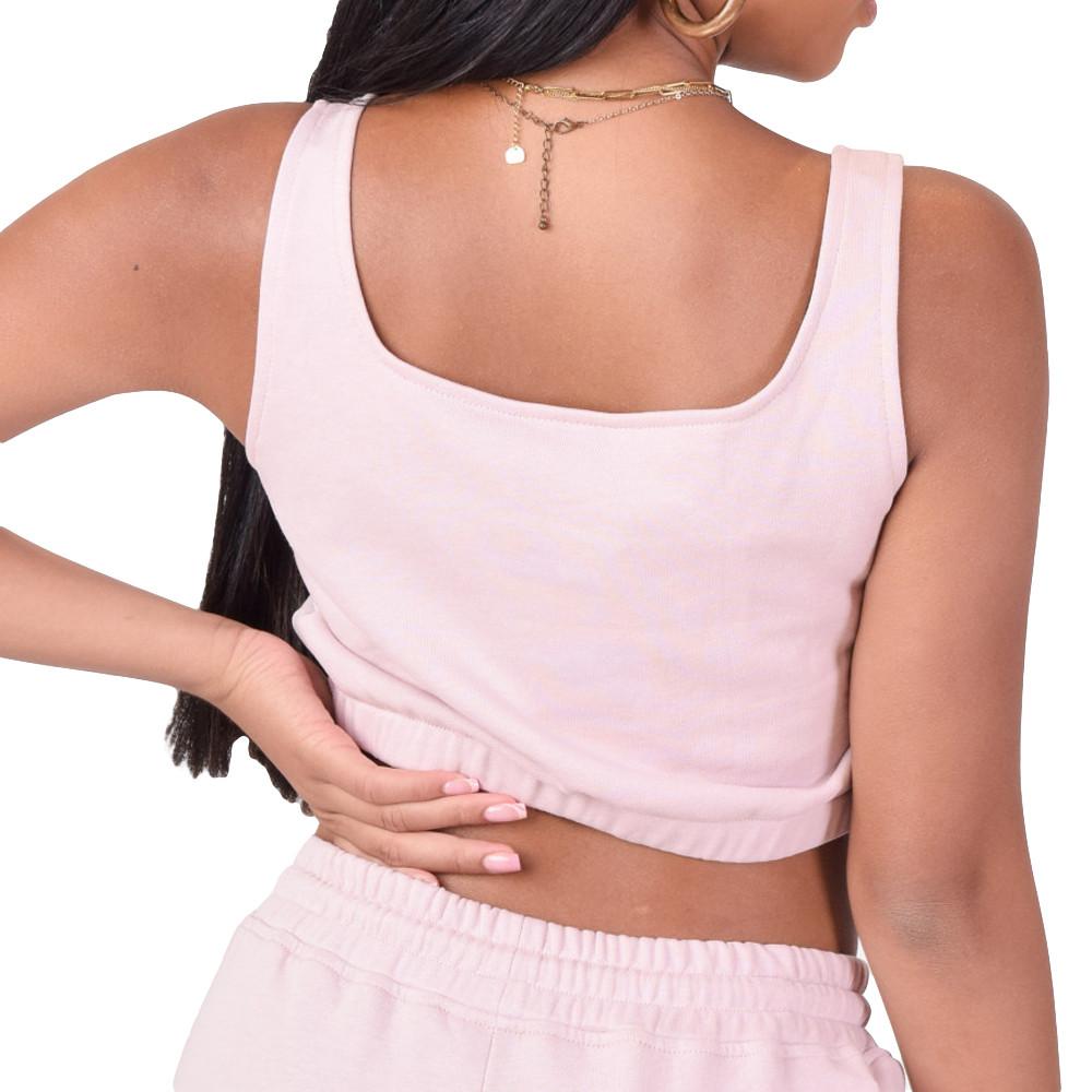 Project X Paris Top Court Rose Femme Project X Paris F211118