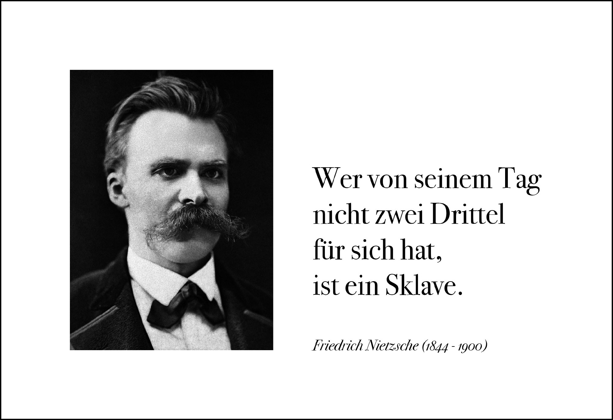 Postkarte 'Wer von seinem Tag nicht...' günstig bestellen