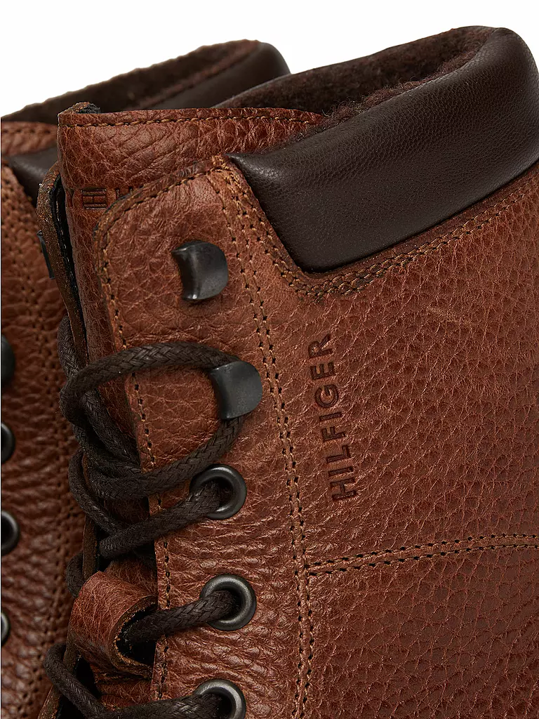 TOMMY HILFIGER Schnürboots braun