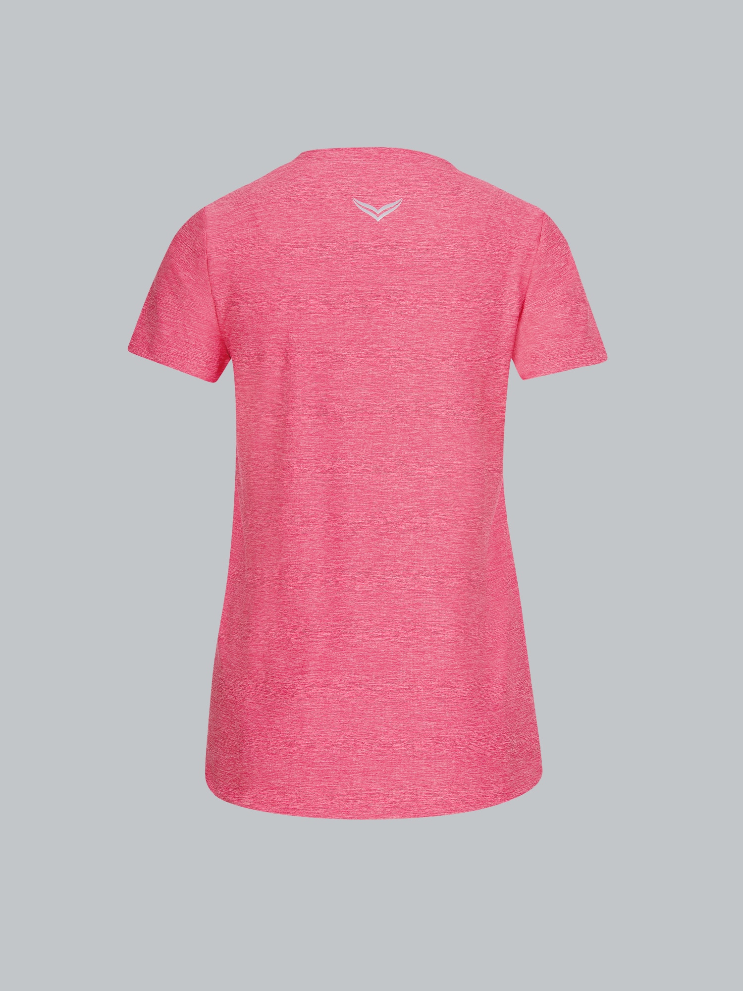 Sportshirt in Melange-Optik Flamingo