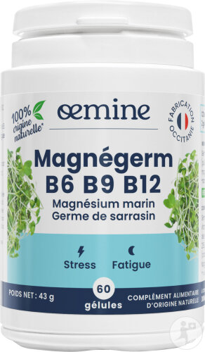 Oemine Magnégerm B6-B9-B12 Complément Alimentaire 60 Gélules