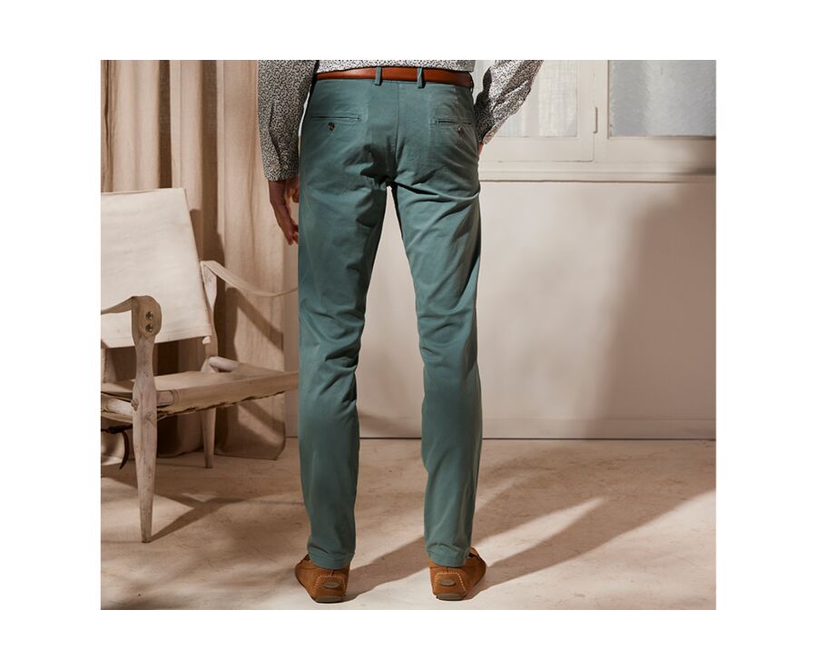 Pantalon chino homme Vert pin - KYRK