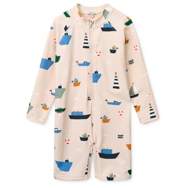 LIEWOOD - Kid's Max Printed L/S Swim Jumpsuit - Lycra
