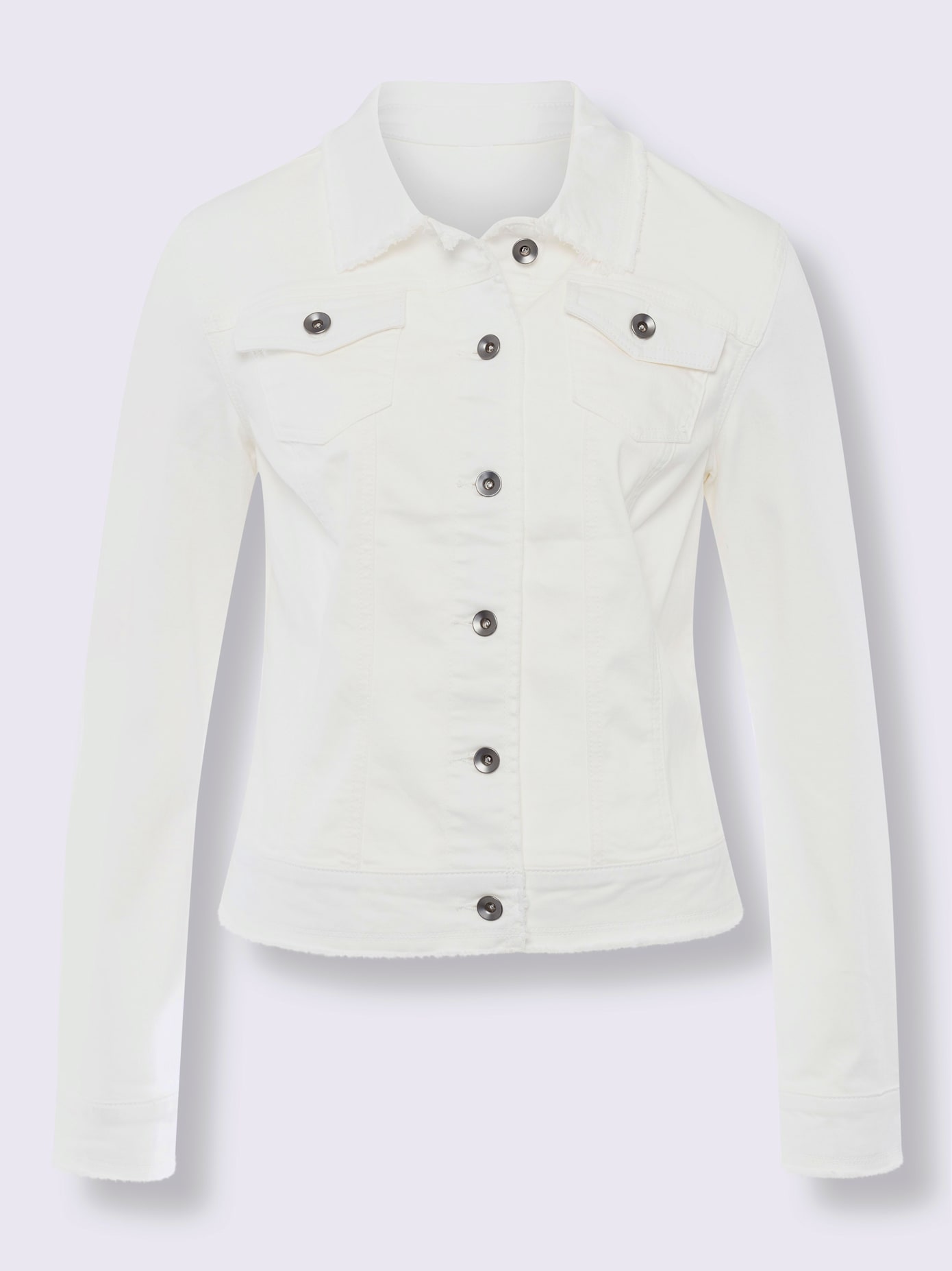 Veste en jean mélange de cotons agréable à porter